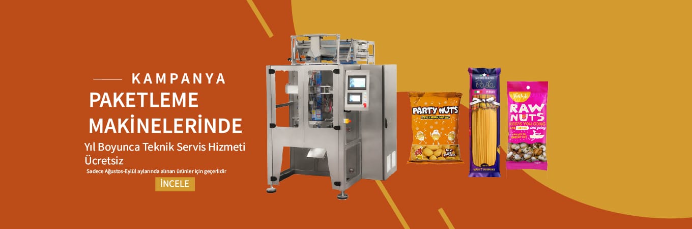 Yatay Paketleme Makinası - Messe Makine - Kampanya- banner - Dikey Paketleme Makinası - Ambalajlama Makinası Görseli